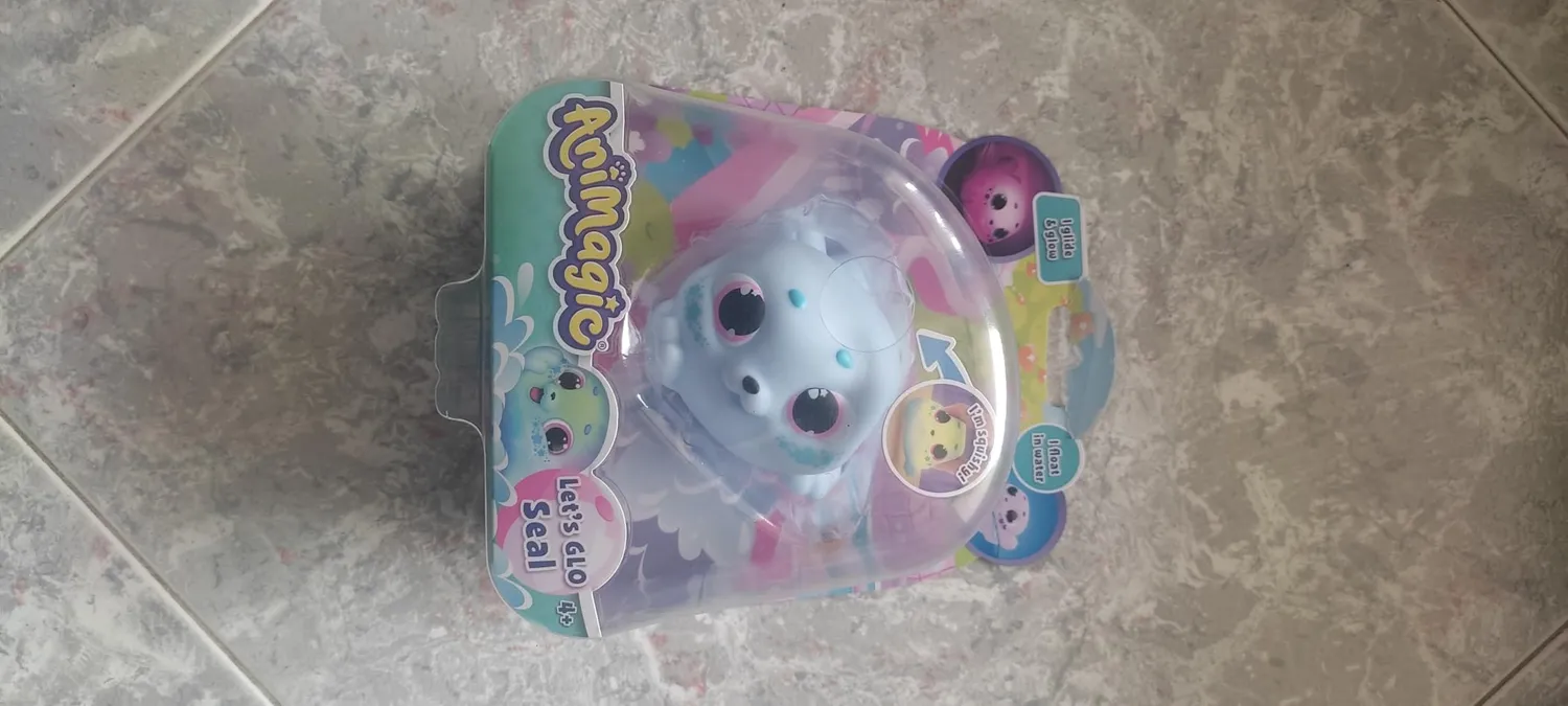 Animagic Let's Glo Seal Rosa foca interattiva luminosa