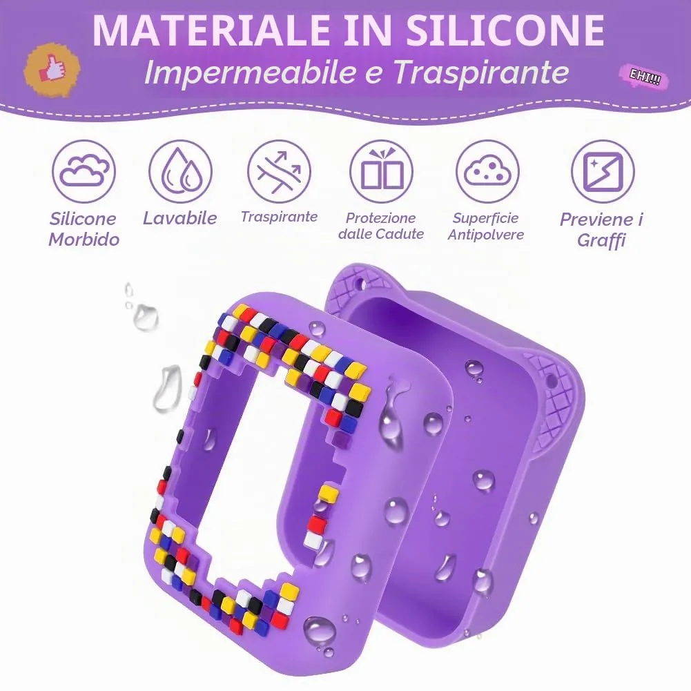Bitzee Cover Custodia Protettiva in Silicone con Cordino