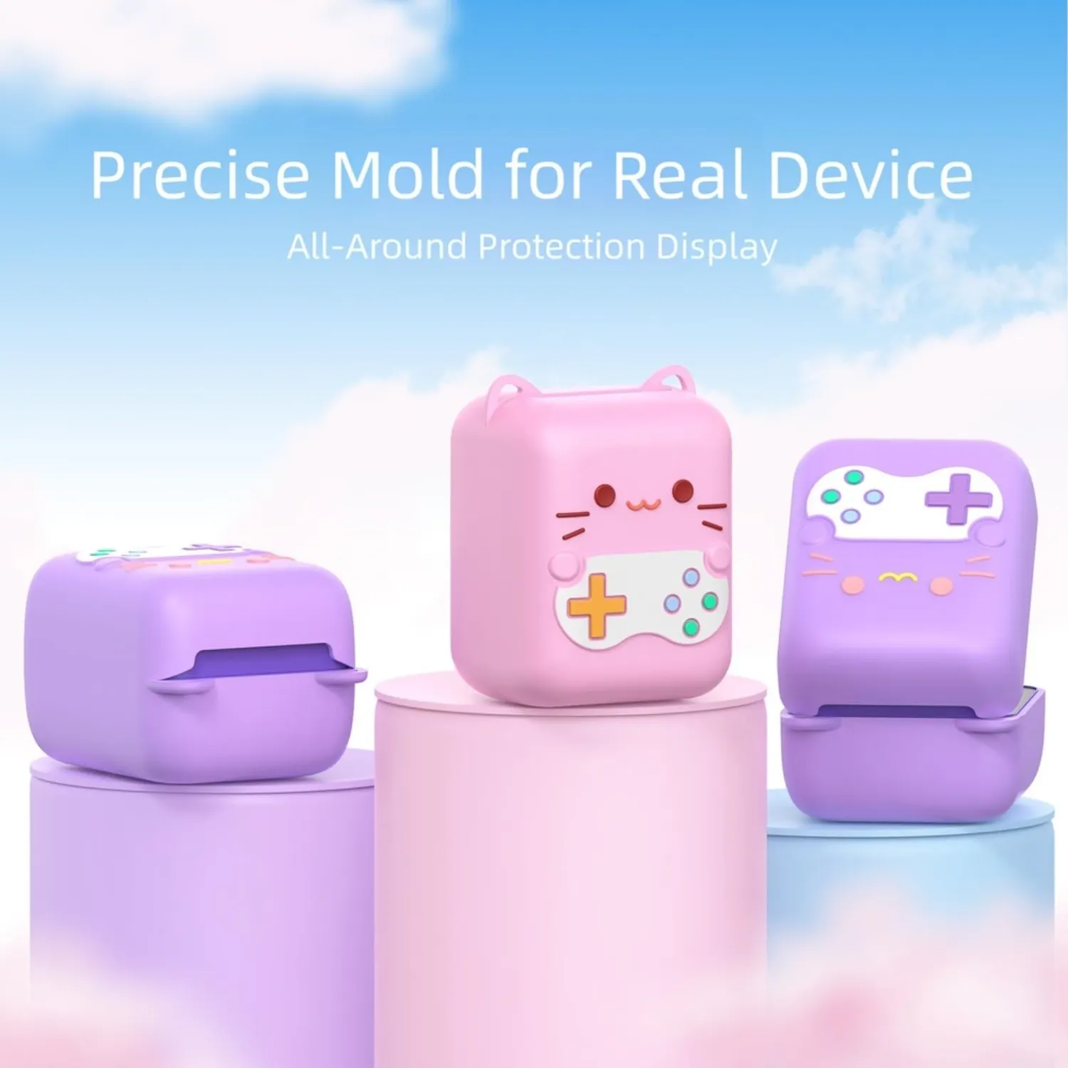 Bitzee Disney cover silicone rosa leggera antipolvere
