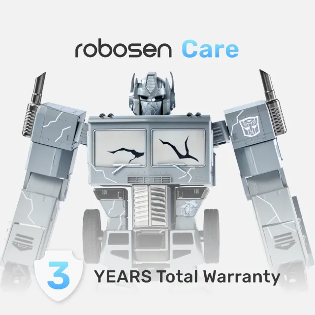 Robosen Fallen Leader Optimus Prime G1 garanzia estesa 2 anni 3 anni totali