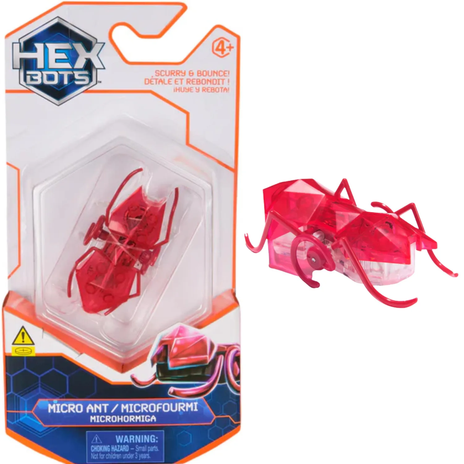 Hex Bots Scurry & Bounce micro formiche robot 2 pezzi 6 cm